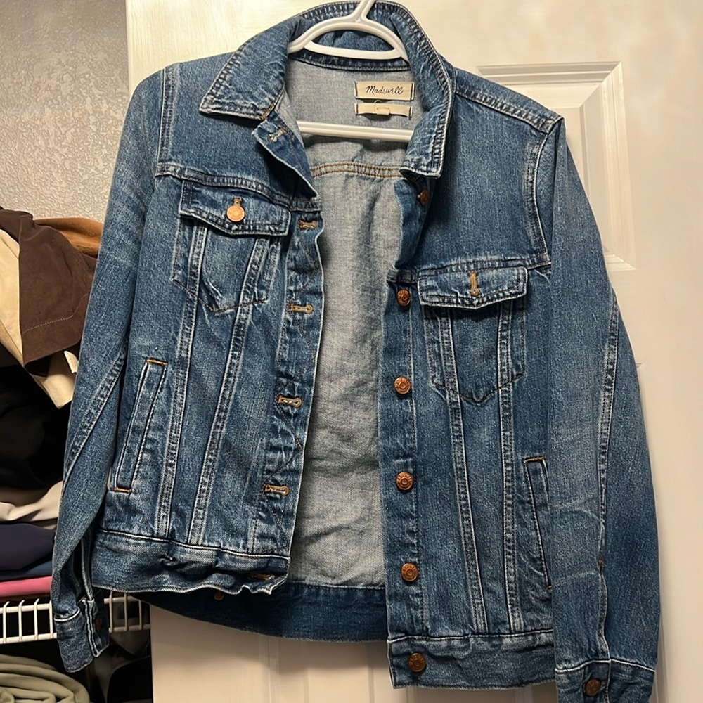 never worn madewell denim jacket